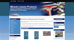 Desktop Screenshot of miracleleisureproducts.co.uk