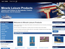 Tablet Screenshot of miracleleisureproducts.co.uk